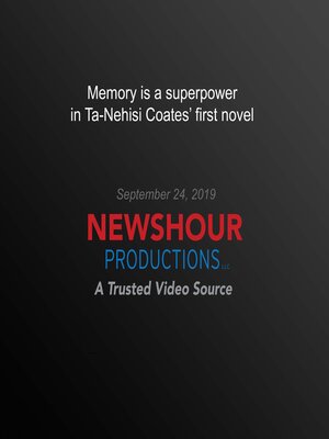 cover image of Memory is a superpower in Ta-Nehisi Coates' novel about the Underground  Railroad